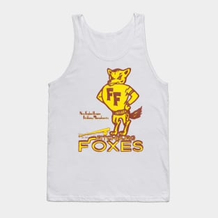 Defunct Fitchburg Foxes Baseball Team Tank Top